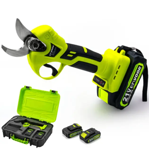 Tijera Eléctrica Inalámbrica 21v + 2 Baterías + Cargador