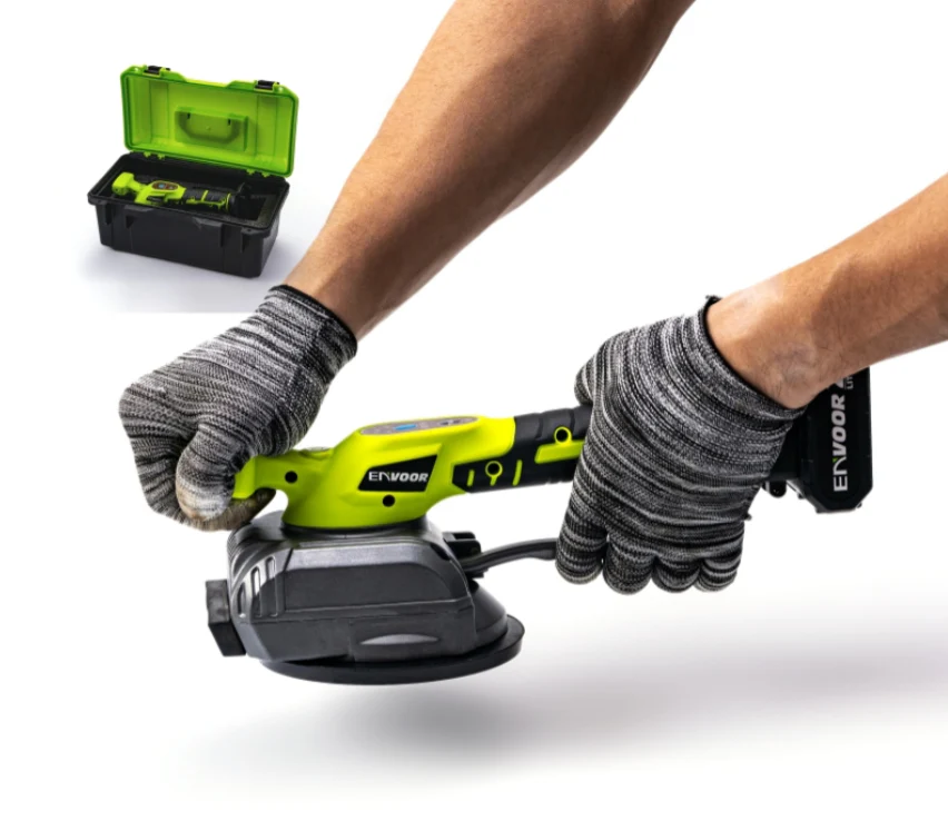 Ventosa Niveladora Vibradora Inalámbrica + 2 Baterías + Cargador