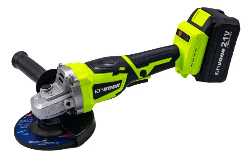 Amoladora Angular A Batería 125mm + 2 Baterías + Cargador Verde - Imagen 2